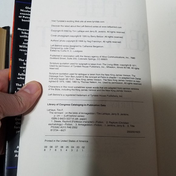 The Remnant Left Behind Series 1st Edition Hardcover Tim Lahaye Jerry B. Jenkins - Picture 4 of 4